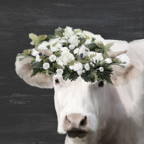 Summer Wreath Black Modern Wood Framed Art Print with Double Matting by Kimberly, Allen