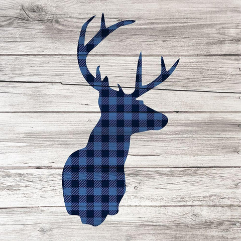 Bucks 1 White Modern Wood Framed Art Print by Kimberly, Allen