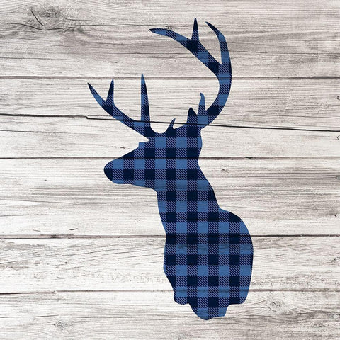 Bucks 3 White Modern Wood Framed Art Print by Kimberly, Allen