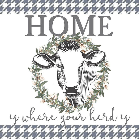 Homebody 3 Black Modern Wood Framed Art Print by Kimberly, Allen