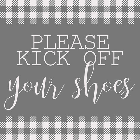 Kick Off White Modern Wood Framed Art Print with Double Matting by Kimberly, Allen