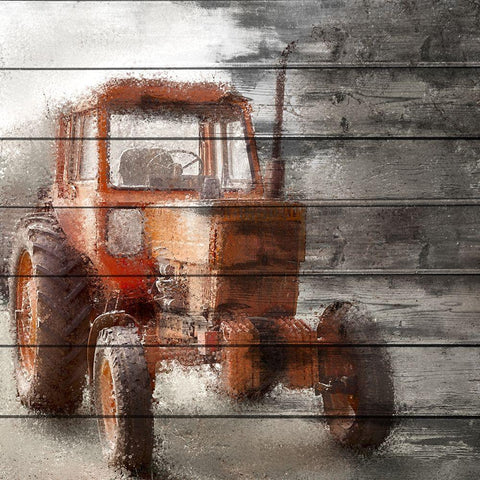 Olde Red Black Ornate Wood Framed Art Print with Double Matting by Kimberly, Allen