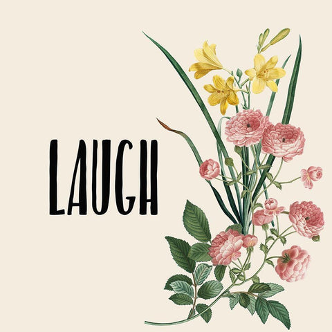 Live Laugh Love 4 Black Ornate Wood Framed Art Print with Double Matting by Kimberly, Allen