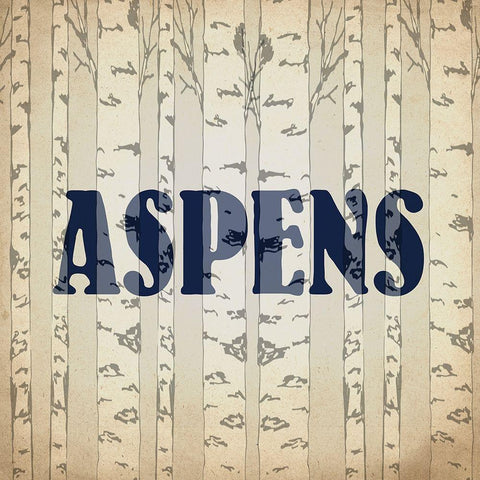 Rustic Lodge 1 White Modern Wood Framed Art Print with Double Matting by Kimberly, Allen