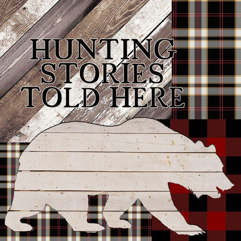 The Lodge 3 White Modern Wood Framed Art Print by Kimberly, Allen