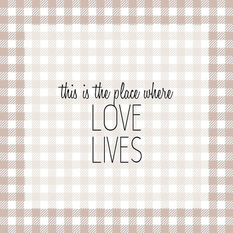 The Place White Modern Wood Framed Art Print by Kimberly, Allen