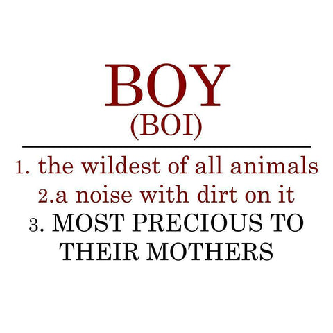 Boy 2 Black Modern Wood Framed Art Print with Double Matting by Kimberly, Allen