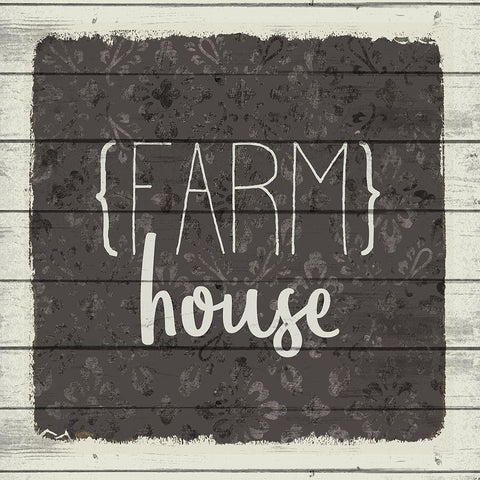 Farm Life 2 Black Modern Wood Framed Art Print with Double Matting by Kimberly, Allen