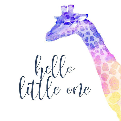 Little One 3 Gold Ornate Wood Framed Art Print with Double Matting by Kimberly, Allen