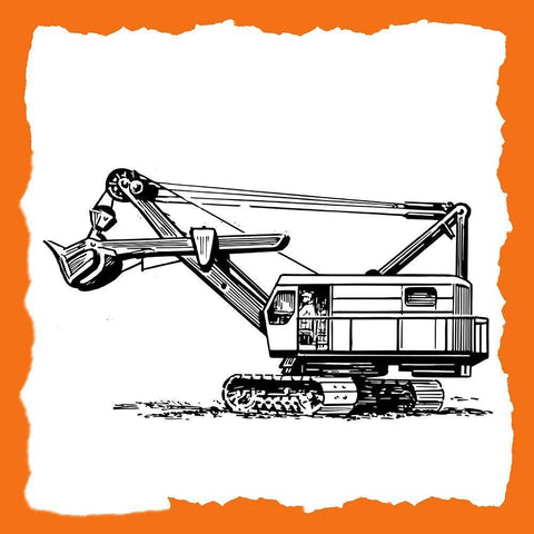 Warning 3 White Modern Wood Framed Art Print with Double Matting by Kimberly, Allen