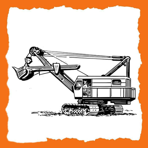 Warning 3 Black Modern Wood Framed Art Print with Double Matting by Kimberly, Allen