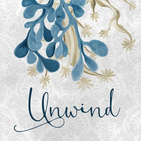 Soak 2 Black Modern Wood Framed Art Print with Double Matting by Kimberly, Allen