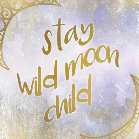 Stay Wild White Modern Wood Framed Art Print by Allen, Kimberly