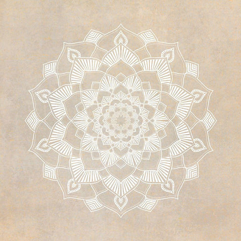 Mandala Animal 1 Black Modern Wood Framed Art Print by Kimberly, Allen