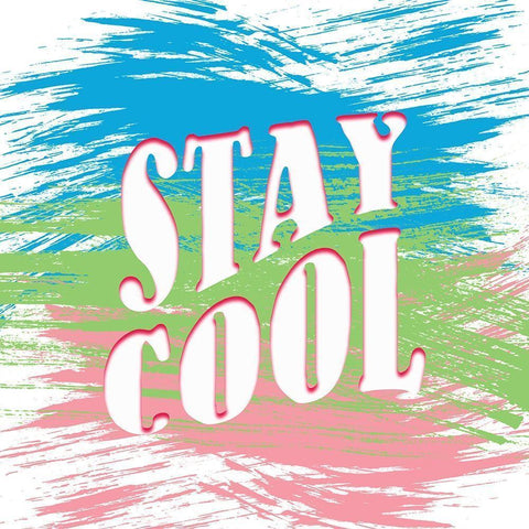 Stay Cool Gold Ornate Wood Framed Art Print with Double Matting by Kimberly, Allen
