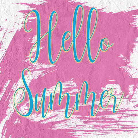 Summer Vibes 4 Black Ornate Wood Framed Art Print with Double Matting by Kimberly, Allen