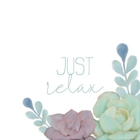 Just Breathe 2 Black Ornate Wood Framed Art Print with Double Matting by Kimberly, Allen