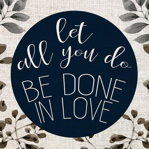 All you Do White Modern Wood Framed Art Print by Kimberly, Allen