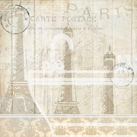 Travel Bath 3 Black Modern Wood Framed Art Print with Double Matting by Allen, Kimberly