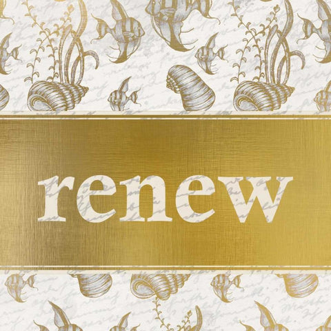 Renew Black Modern Wood Framed Art Print with Double Matting by Allen, Kimberly