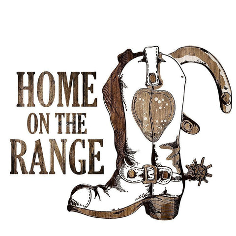 On the Range 1 White Modern Wood Framed Art Print with Double Matting by Kimberly, Allen