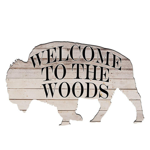 Sweet Cabin 5 White Modern Wood Framed Art Print with Double Matting by Kimberly, Allen