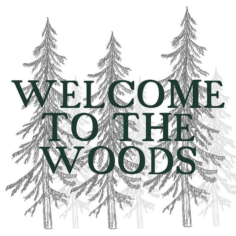 Woodland Retreat 1 Black Ornate Wood Framed Art Print with Double Matting by Kimberly, Allen