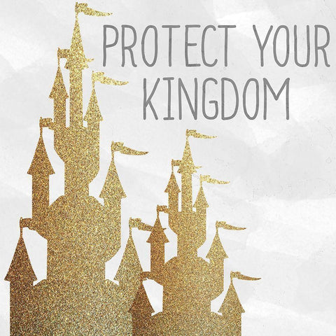 Rules for Princesses 2 Black Modern Wood Framed Art Print with Double Matting by Kimberly, Allen