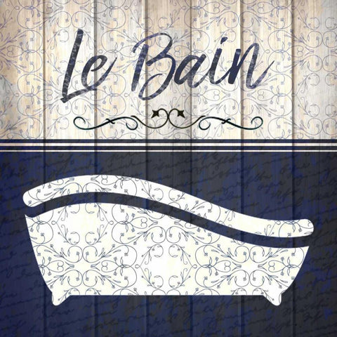 Vintage Tub 1 Gold Ornate Wood Framed Art Print with Double Matting by Allen, Kimberly