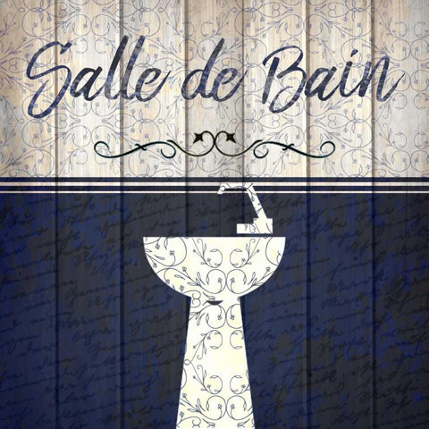 Vintage Tub 3 White Modern Wood Framed Art Print by Allen, Kimberly