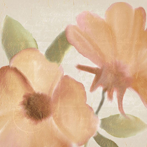 Fall Blooms 2 White Modern Wood Framed Art Print by Kimberly, Allen