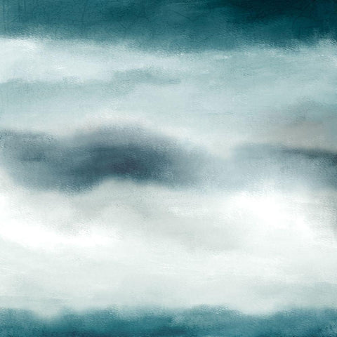 Sea Colors Black Ornate Wood Framed Art Print with Double Matting by Kimberly, Allen