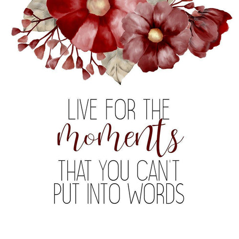 Put into Words White Modern Wood Framed Art Print with Double Matting by Kimberly, Allen