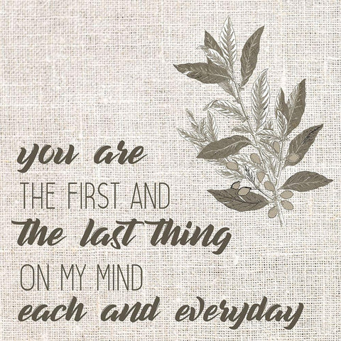 Each and Everyday White Modern Wood Framed Art Print by Kimberly, Allen