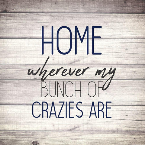 Bunch of Crazies Black Ornate Wood Framed Art Print with Double Matting by Kimberly, Allen