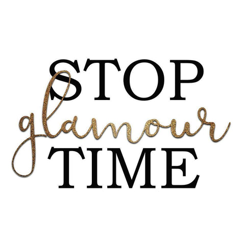 Glamour Time 2 Black Ornate Wood Framed Art Print with Double Matting by Kimberly, Allen