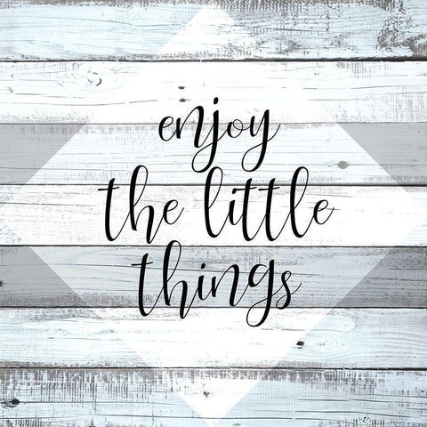 Enjoy Black Modern Wood Framed Art Print with Double Matting by Kimberly, Allen