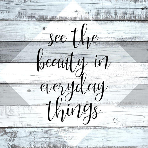 The Beauty White Modern Wood Framed Art Print by Kimberly, Allen