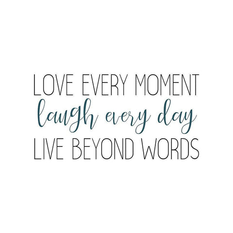 Moments 2 White Modern Wood Framed Art Print by Kimberly, Allen