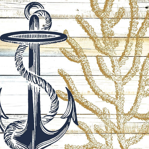 Ocean Day 1 Black Ornate Wood Framed Art Print with Double Matting by Kimberly, Allen