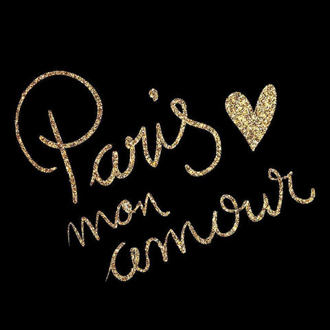 Mon Amour 2 Gold Ornate Wood Framed Art Print with Double Matting by Allen, Kimberly