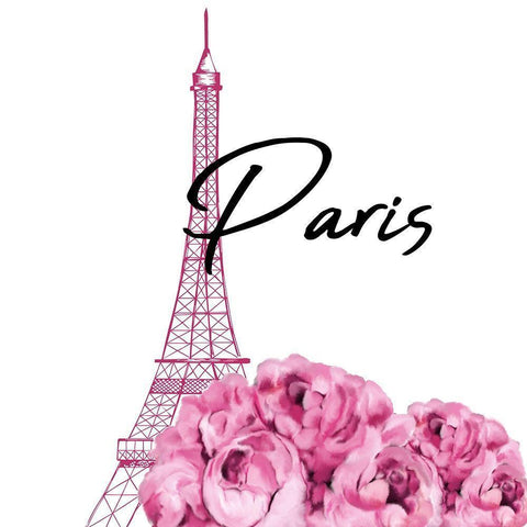 Perfume Paris 1 White Modern Wood Framed Art Print by Allen, Kimberly