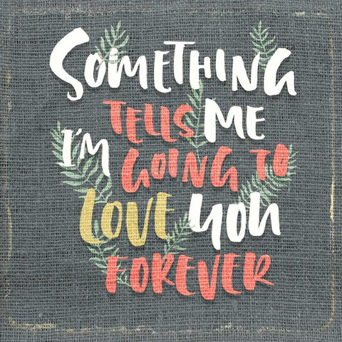 Something Tells Me Black Ornate Wood Framed Art Print with Double Matting by Allen, Kimberly