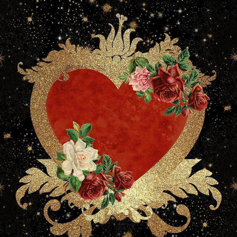 Saint 3 Gold Ornate Wood Framed Art Print with Double Matting by Allen, Kimberly