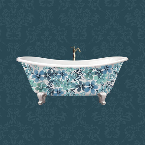 Relax Soak 2 Gold Ornate Wood Framed Art Print with Double Matting by Allen, Kimberly