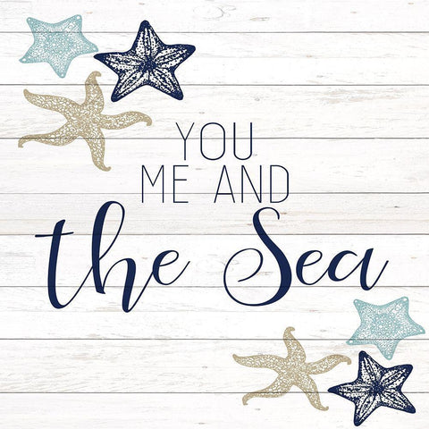 The Sea 1 Black Modern Wood Framed Art Print by Allen, Kimberly