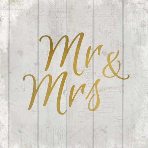 Mr and Mrs Black Modern Wood Framed Art Print by Allen, Kimberly