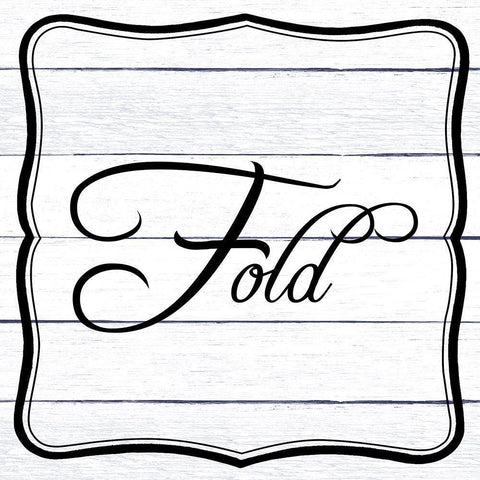 Wash Dry Fold 3 Gold Ornate Wood Framed Art Print with Double Matting by Allen, Kimberly