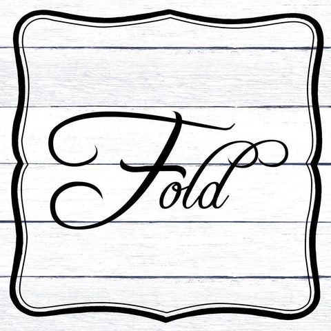 Wash Dry Fold 3 Black Ornate Wood Framed Art Print with Double Matting by Allen, Kimberly