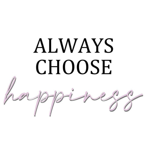 Always Choose 2 White Modern Wood Framed Art Print with Double Matting by Allen, Kimberly